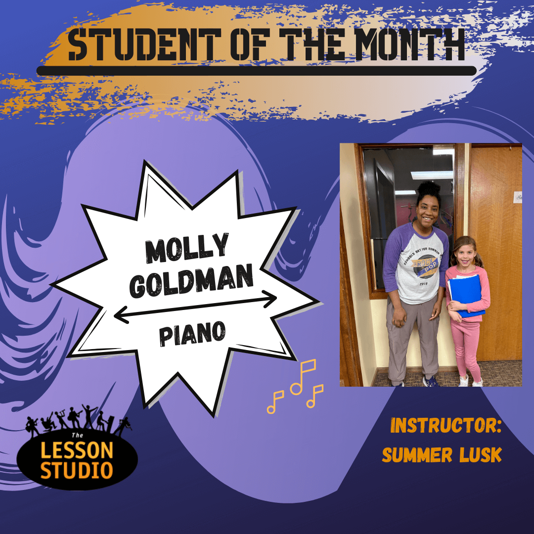 January 2025 Student of the month Molly Goldman